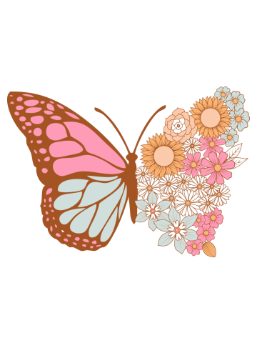 Floral Butterfly