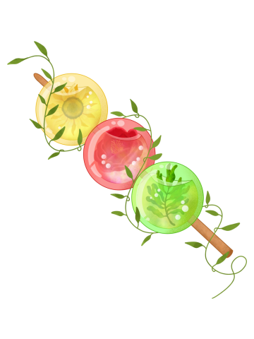 Floral Dango