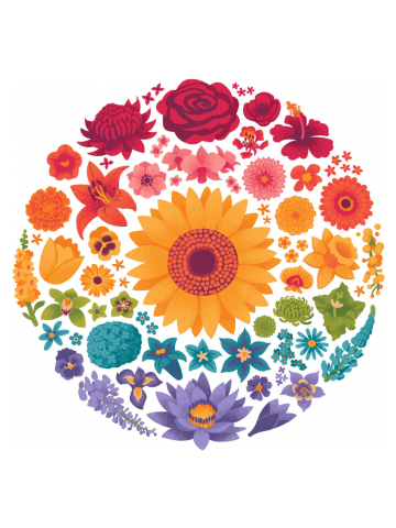 Floral Rainbow (light)
