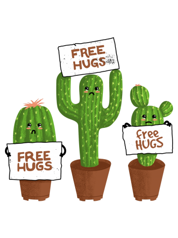 Free Hugs Cactus