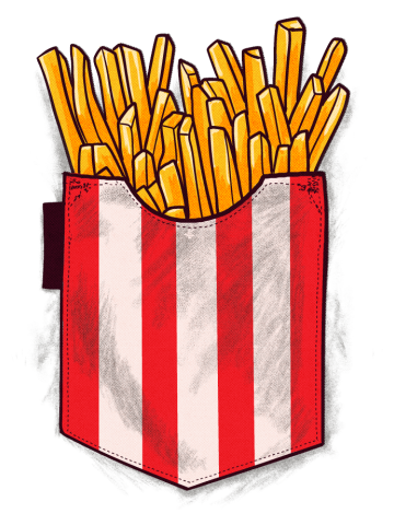 French Fries Pouch
