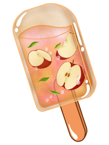 Fresh Apple Ice Pop