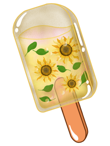 Fresh Sunflower Ice Pop