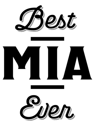 Fun Best Mia Ever Cool Personalized First Name Gift