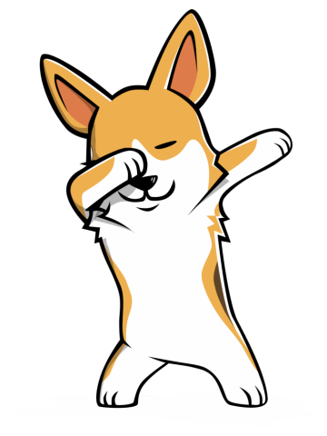 Funny Corgi Dabbing