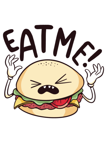 Funny Eat Me Cheeseburger