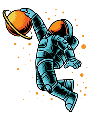 Galaxy Outer Space Astronaut