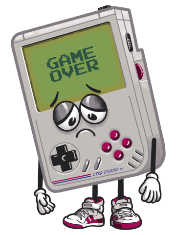 Game Over Retro Handheld Console
