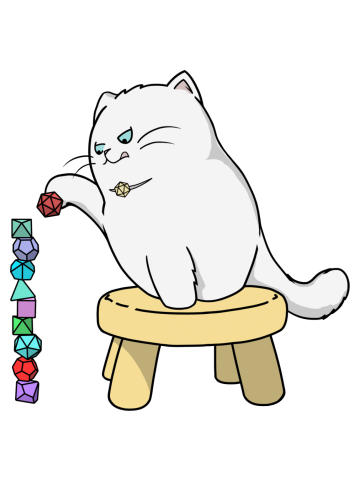 Gaming Cat (Stacking Dice)