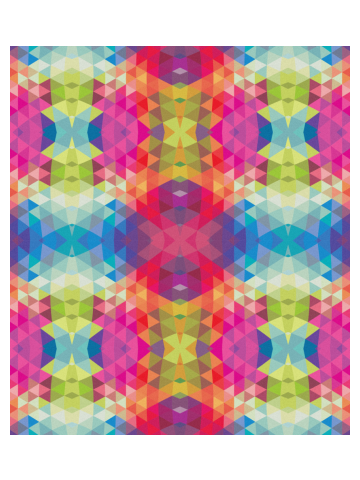Geometric Fractal Kaleidoscope Rainbow