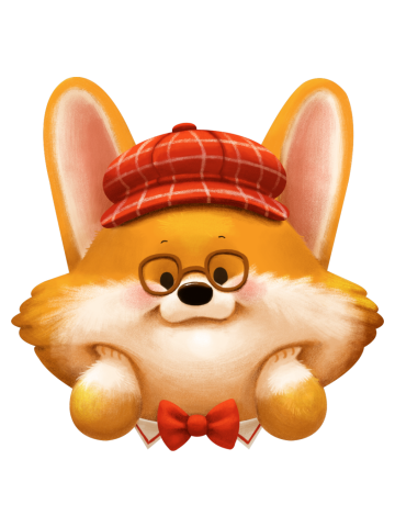 Glasses Corgi