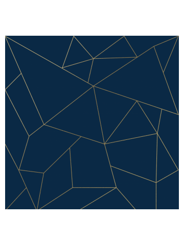 Golden Crystal Web Pattern