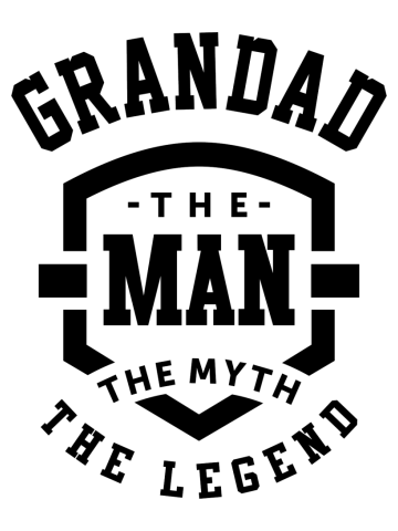 Grandad The Man the Myth The Legend Grandpa Gift