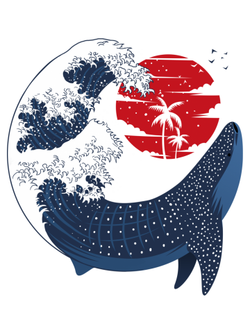 Great Japanese Wave Whale Shark