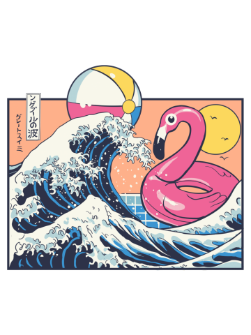 Great Wave at the Pool