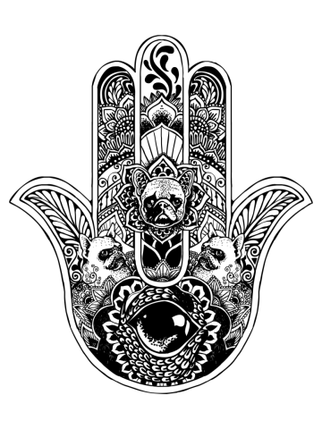 Hamsa Hand French Bulldog