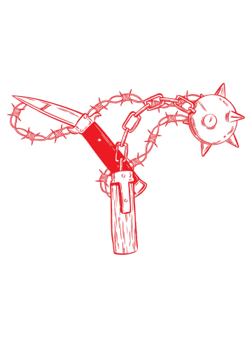 Hands Off (Red Ink, No Text)