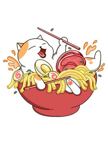 Happy Cat Ramen Noodles