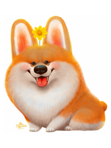 Happy Corgi