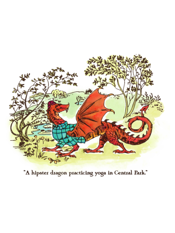 Hipster Dragon