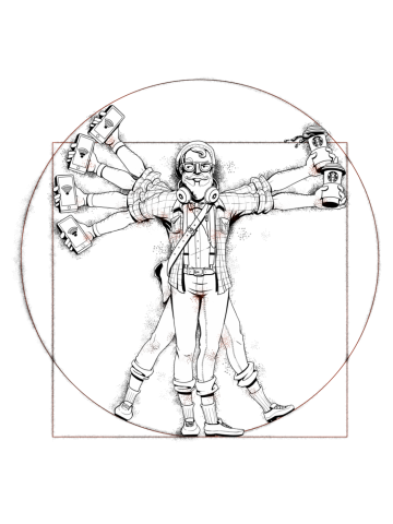 Hipstruvian Man