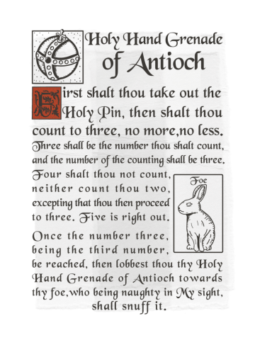 Holy Hand Grenade Script