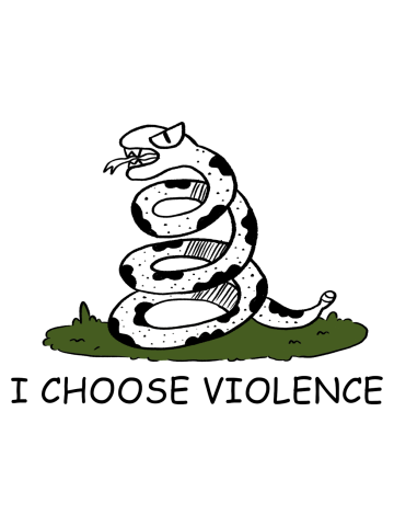 I Choose Violence Snake