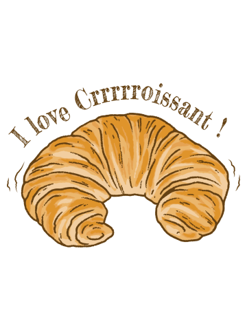 I LOVE CROISSANT, CROISSANT BISCUIT FOOD