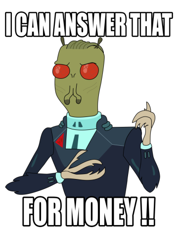 I can answer that.... for money !!