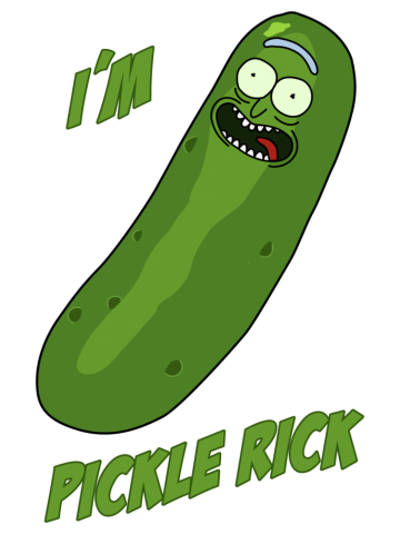 I´m pickle rick !!!