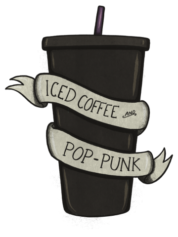 Iced Coffee And Pop-Punk (GRAY)