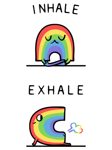Inhale Exhale Pride