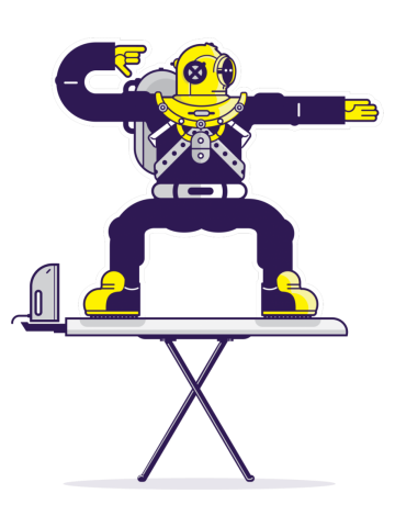 Ironboard Surfer