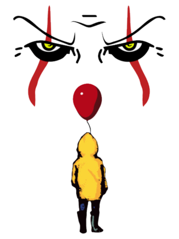 It Clown Face Pennywise Georgie Balloon
