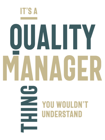 It's a Quality Manager Thing Job Title Gift