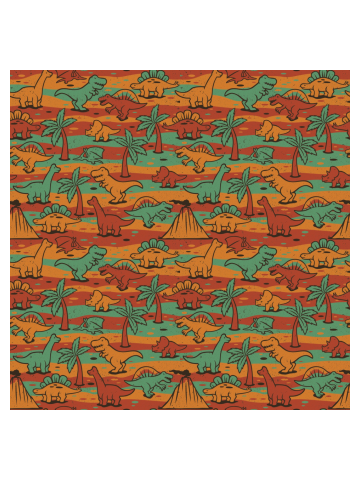 Jurassic Vintage T-Rex Dinosaur Pattern