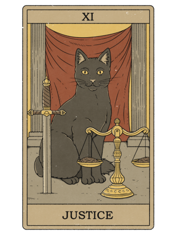 Justice - Cats Tarot