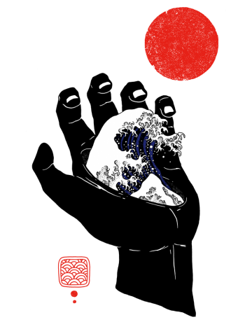 Kanagawa hand variant