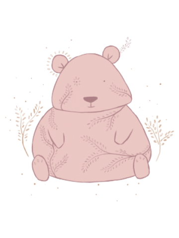 Kawaii cute panda bear