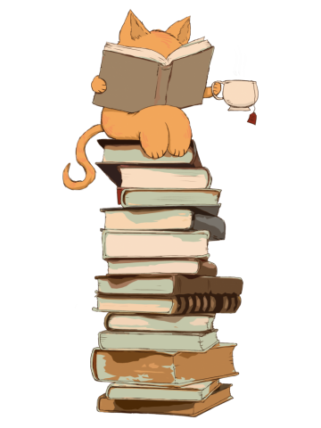 Kittens, Cats, tea and books gift