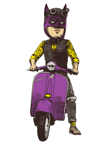 Knight on Scooter