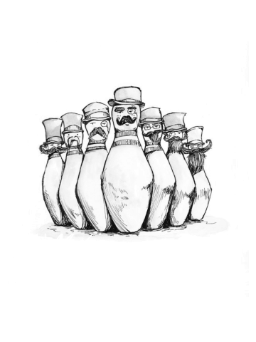 League of Incredibly Posh Bowling Pins
