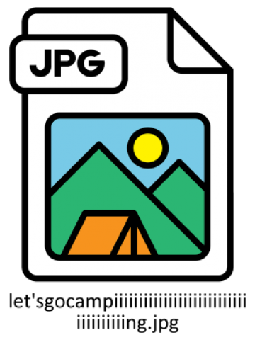 Let's Go Camping File Icon