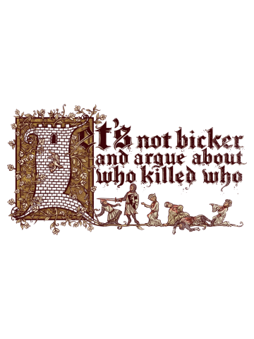 Let's not Bicker and Argue