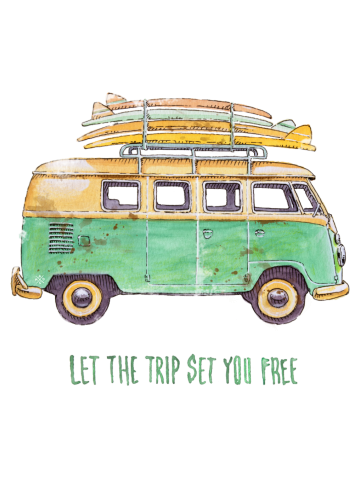 "Let the trip set you free": take time to live!