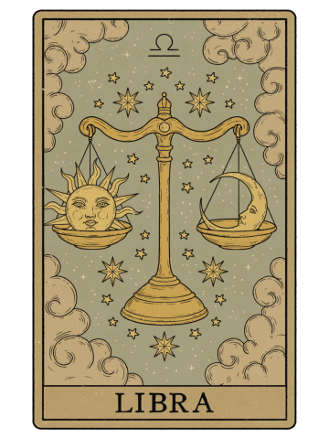Libra Tarot Card