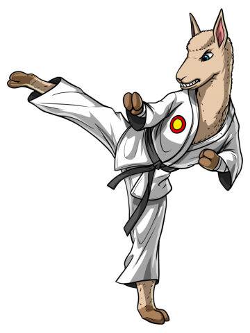 Llama Karate Alpaca Kickboxing