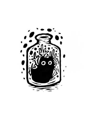 Lost Cat in the Bottle