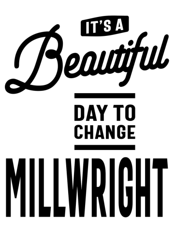 Millwright Work Job Title Gift