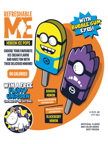 Minion Ice Pops